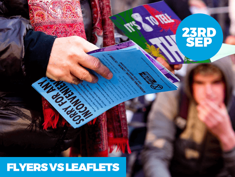 Flyers VS Leaflets