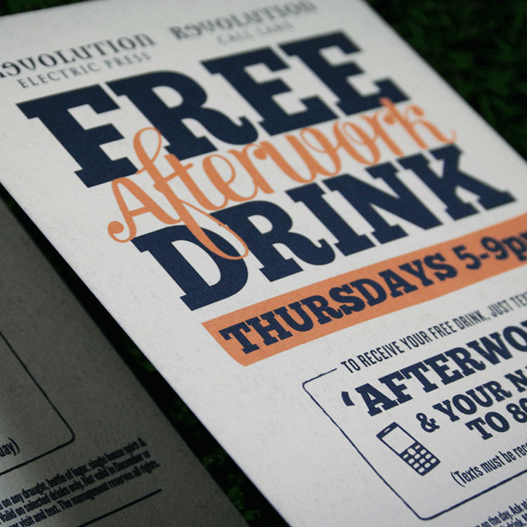 300GSM UNCOATED FLYERS