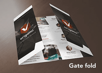 gatefold brochure in york