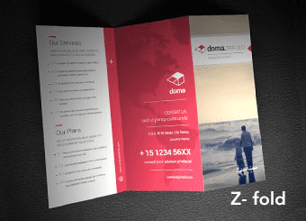 z fold brochure in york