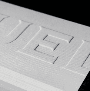 Business cards embossed York