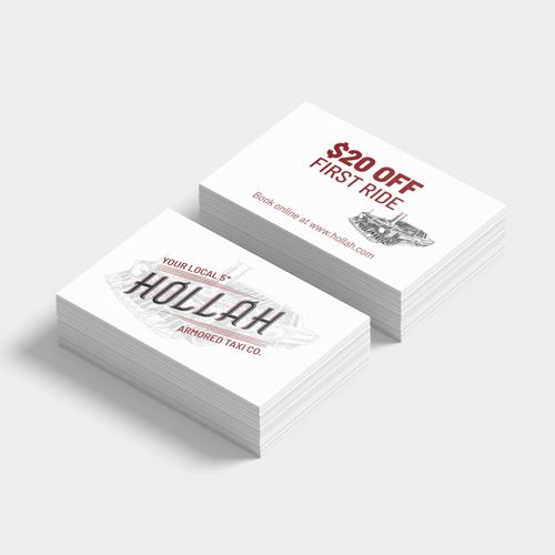 Hollah Business Card | Nettl of York