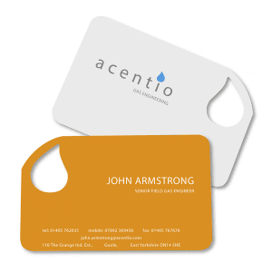 shaped business cards york