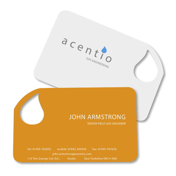shaped business cards york